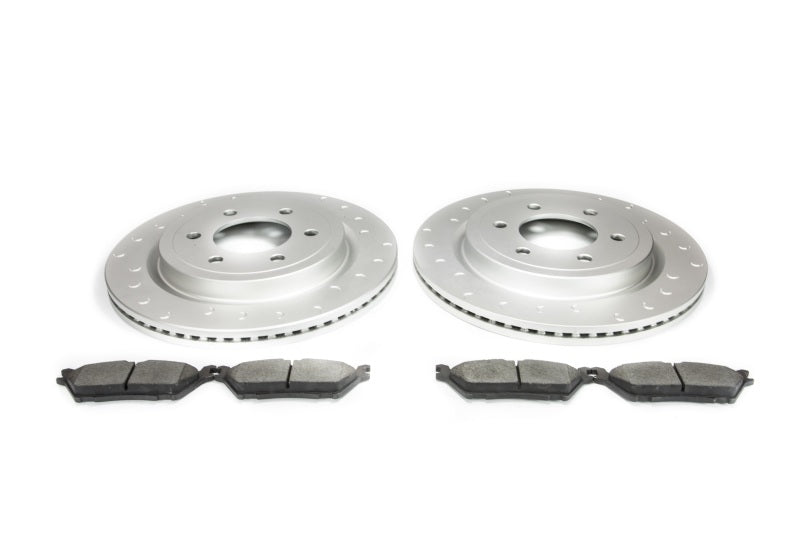 Alcon 2017+ Gen 2 Ford Raptor/F-150 Rear Pads and Rotors Upgrade Kit (Use with Stock Calipers) BKR3430X1227 BKR3430X1227 Photo - Primary