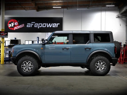 aFe CONTROL 1.25 IN Leveling Kit 21-24 Ford Bronco - Red 416-30T002-R 416-30T002-R Photo - Mounted