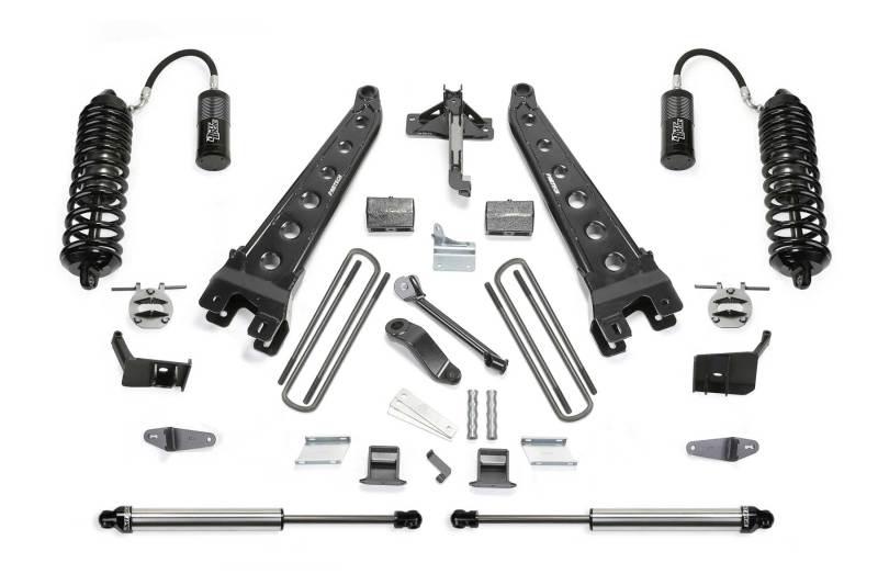 Fabtech 11-16 Ford F250/350 4WD Diesel 4in Radius Arm System w/DL 4.0 Coilover & Rear DL 2.25 Shocks K2223DL K2223DL Photo - Primary