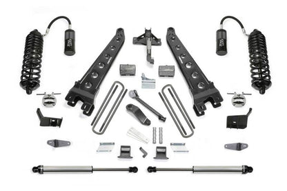 Fabtech 11-16 Ford F250/350 4WD Diesel 4in Radius Arm System w/DL 4.0 Coilover & Rear DL 2.25 Shocks K2223DL K2223DL Photo - Primary