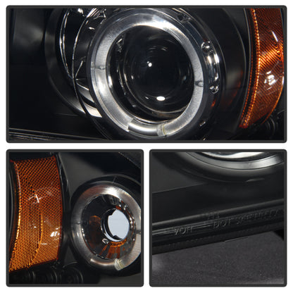 Spyder Dodge Dakota 97-04/Durango 98-03 1PC Projector Headlights LED Halo LED Blk PRO-YD-DDAK97-BK 5009784 5009784 User 1