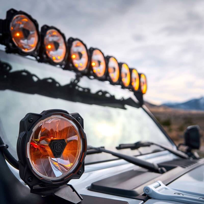KC HiLiTES Gravity Titan LED 6in. - Single Light (Spot Beam) 91400 91400 Photo - lifestyle view