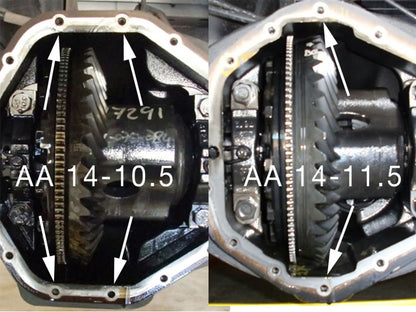 aFe  POWER 46-70090 Rear Differential Cover, Raw Finish; Street Series 46-70090 Photo - Mounted