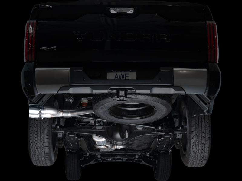 AWE Tuning AWE 0FG Exhaust for 3rd Gen Toyota Tundra - Dual Chrome Silver Tips 3015-32063 3015-32063 Photo - Mounted