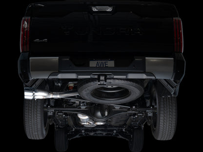 AWE Tuning AWE 0FG Exhaust for 3rd Gen Toyota Tundra - Dual Chrome Silver Tips 3015-32063 3015-32063 Photo - Mounted
