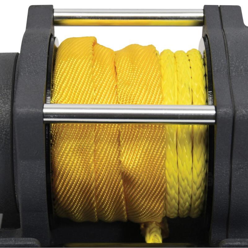 Superwinch 2500 LBS 12V DC 3/16in x 40ft Synthetic Rope Terra 2500SR Winch - Gray Wrinkle 1125270 1125270 Photo - Close Up