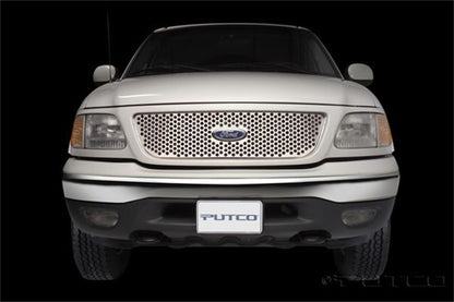 Putco 97-98 Ford F-150 (Honeycomb Grille) Punch Stainless Steel Grilles 84130 84130 Photo - Primary
