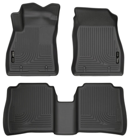 Husky Liners 14-18 Nissan Sentra Weatherbeater Black Front & 2nd Seat Floor Liners 95631 95631 Photo - Primary