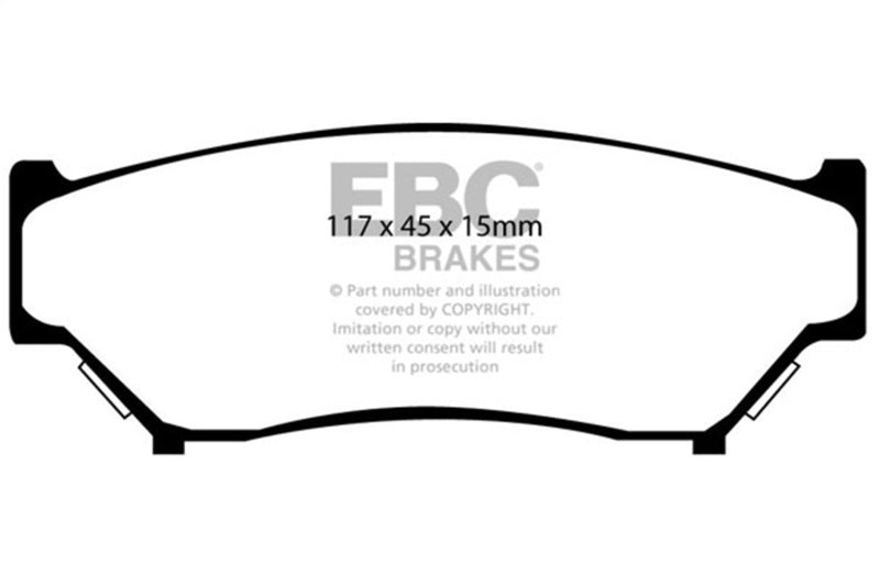 EBC Disc Brake Pad Set UD807 Photo - Primary