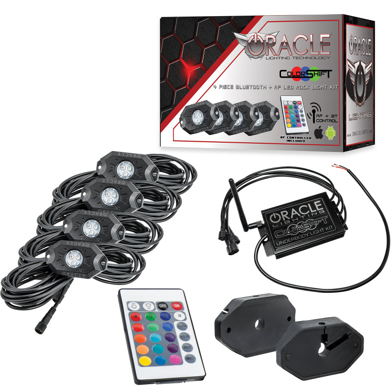 ORACLE Lighting Oracle Bluetooth + RF Underbody Rock Light Kit - 4 PCS - ColorSHIFT 5818-333 5818-333 Photo - Primary