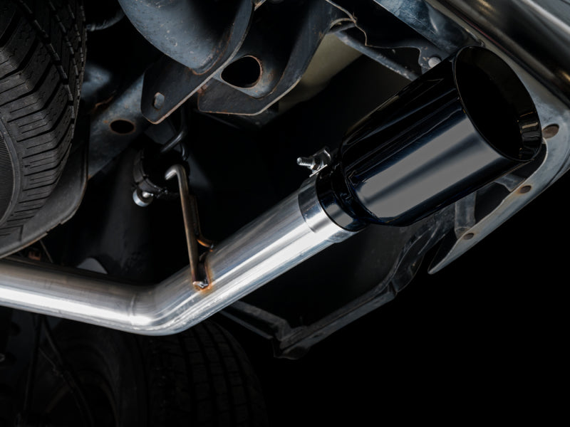 AWE Tuning 09-18 RAM 1500 5.7L (w/o Cutout) 0FG Dual Rear Exit Cat-Back Exhaust - Diamond Black Tips 3015-33104 3015-33104 Photo - Mounted
