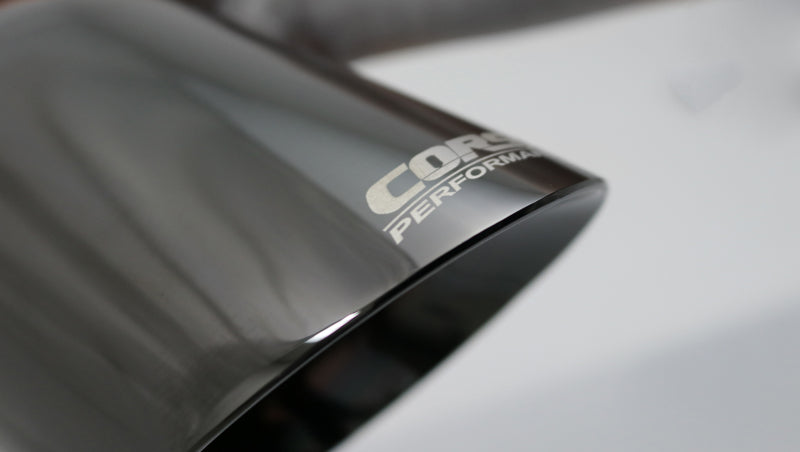 Corsa Single Universal 2.5in Inlet / 4in Outlet Black PVD Pro-Series Tip Kit TK004BLK TK004BLK Photo - Primary