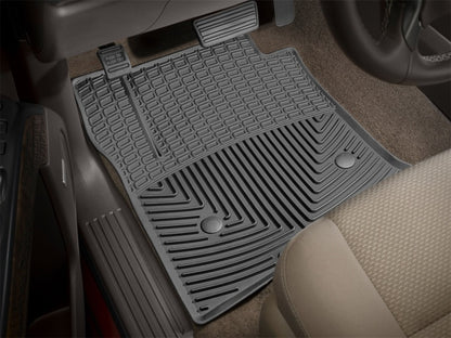 WeatherTech 14+ Chevrolet Silverado Front Rubber Mats - Black W309 Photo - Mounted