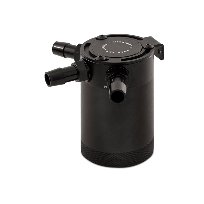 Mishimoto Compact Baffled Oil Catch Can - 3-Port MMBCC-CBTHR-BK MMBCC-CBTHR-BK Photo - Primary