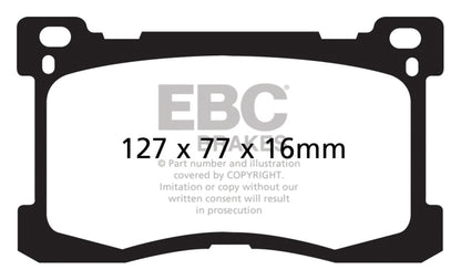 EBC Disc Brake Pad Set DP31882C Photo - Primary