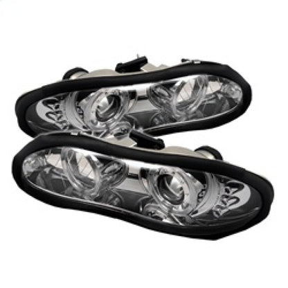 Spyder Chevy Camaro 98-02 Projector Headlights LED Halo LED Chrm - Low H1 PRO-YD-CCAM98-HL-C 5009241 5009241 Photo - Primary