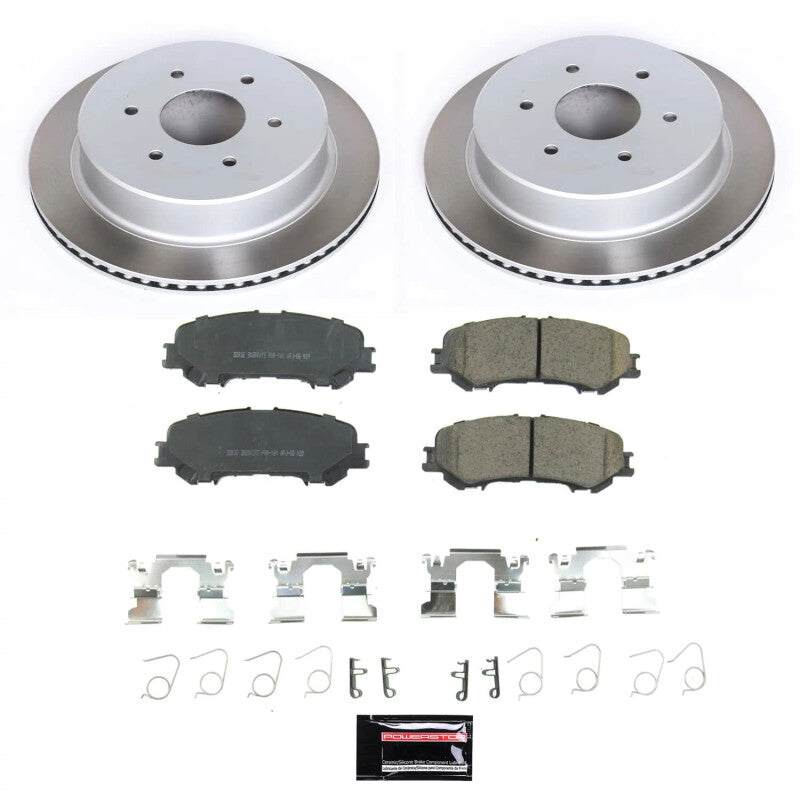 PowerStop Power Stop 17-22 Nissan TITAN Rear Semi-Coated Rotor Kit SC7874 SC7874 Photo - Primary