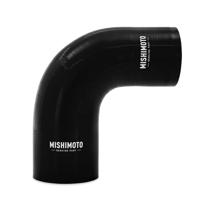 Mishimoto Silicone Reducer Coupler 90 Degree 2.5in to 2.75in - Black MMCP-R90-25275BK MMCP-R90-25275BK Photo - Primary