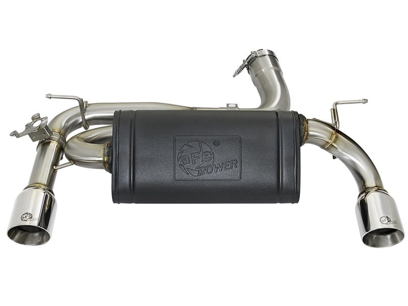 aFe MACH Force-Xp Axle-Back Stainless Steel Exhaust System w/Polished Tips 49-36335-P Photo - Unmounted