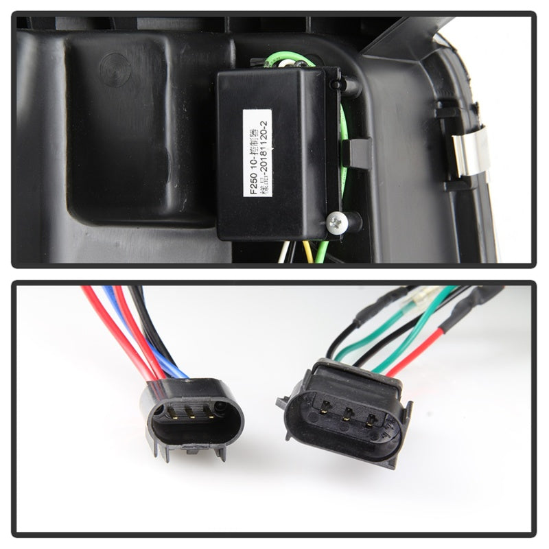 Spyder 09-14 Ford F-150 Projector Headlights - Halogen Model Light Bar - Blk PRO-YD-FF15009-SBLB-BK 5086204 5086204 Photo - Unmounted