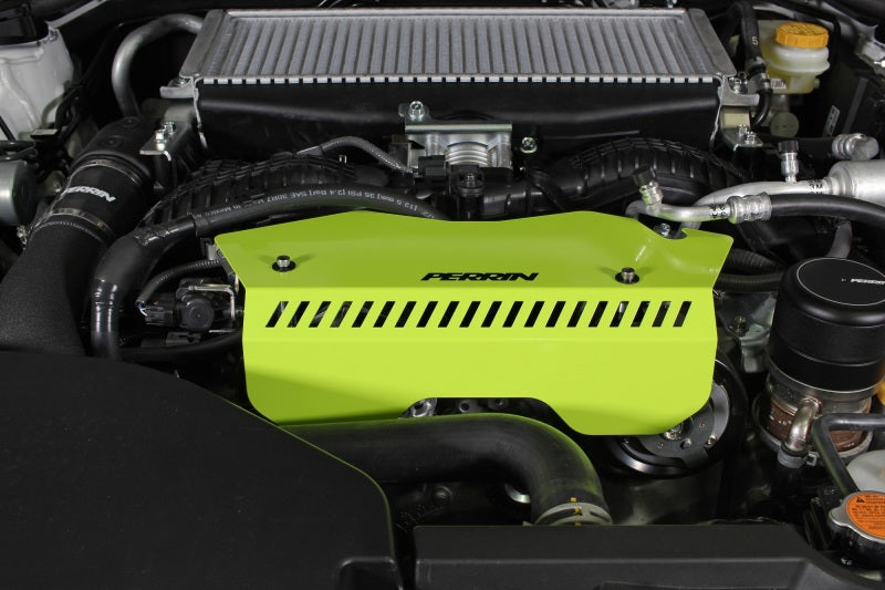 Perrin Performance Perrin 2022+ Subaru WRX Pulley Cover - Neon Yellow PSP-ENG-153NY PSP-ENG-153NY User 1