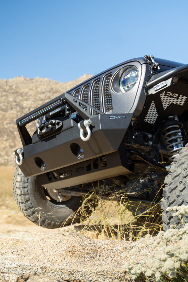 DV8 Offroad 18-23 Jeep Wrangler JL/JT Front Bumper Sway-Bar Disconnect Motor Skid Plate SPJL-02 SPJL-02 Photo - Unmounted