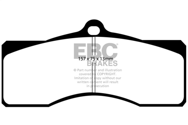 EBC Disc Brake Pad Set DP41155R Photo - Primary