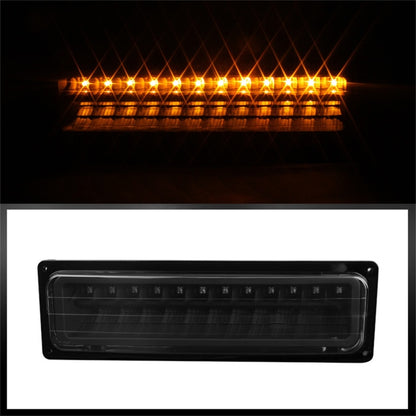 SPYDER Xtune GMC Yukon 92-93 Crystal Headlights w/ Corner & LED Bumper Black HD-JH-GMCCK88-LED-AM-BK-SET 5073532 5073532 Photo - Unmounted