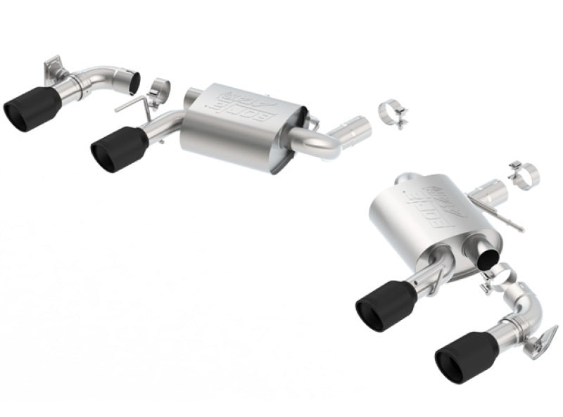 Borla 2016 Chevy Camaro V8 SS AT/MT ATAK Rear Section Exhaust w/ Dual Mode Valves Ceramic Black 11925CB 11925CB Photo - Primary