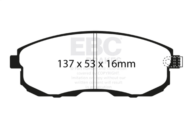 EBC Disc Brake Pad Set DP41636R Photo - Primary