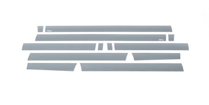 Putco 15-20 Ford F-150 Super Cab 8ft Long Box (4.25in Tall - 12pcs) Black Platinum Rocker Panels 9751443BP 9751443BP Photo - Primary