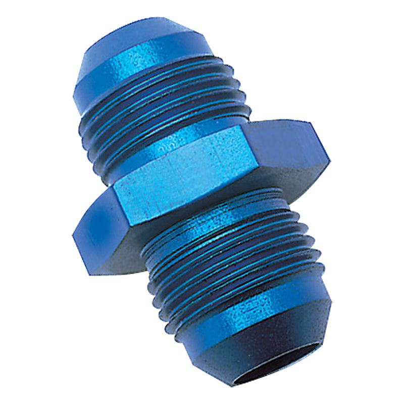 Russell -4 AN Flare Union Adapters (Blue Finish) 660340 Photo - Primary
