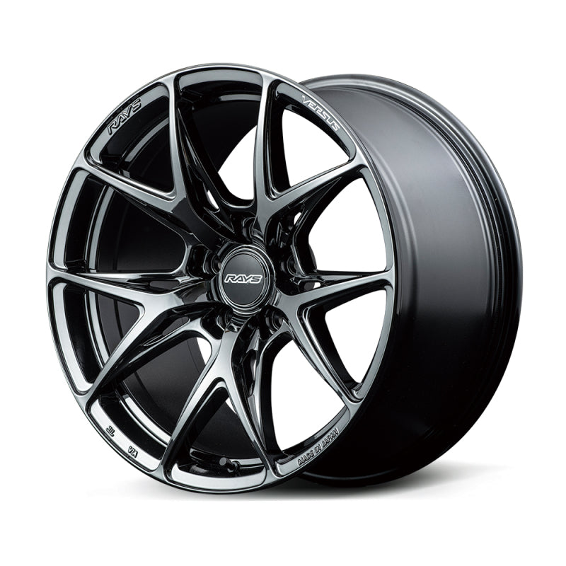 Versus VV21S 18X8.0 +45 5-100 Jet Black WT2U45DYNJ