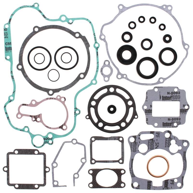Vertex Pistons Vertex Gaskets 01-02 Kawasaki KX125 Complete Gasket Kit w/ Oil Seals 811429 811429 Photo - Primary