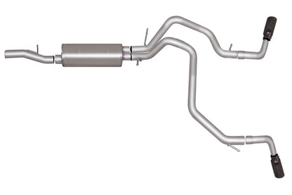Gibson 15-20 Yukon/ Tahoe 5.3L Black Elite Cat-Back Dual Extreme Exhaust System - Stainless 65668B 65668B Photo - Primary