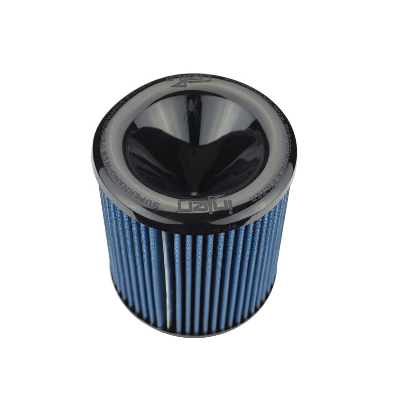 Injen SuperNano Web Dry Air Filter - 3.00 Filter / 6in Base / 6.3in Tall / 5.350in Top X-1103-BB X-1103-BB Photo - out of package