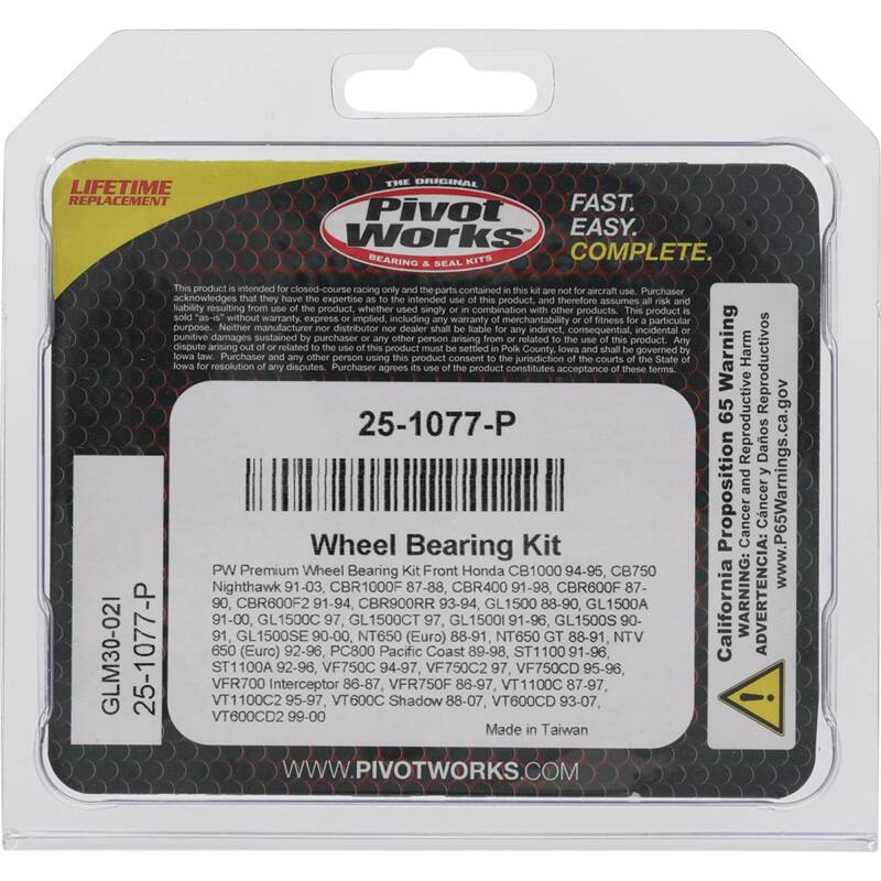 Pivot Works Pw Premium Wheel Bearing 25-1077-P 25-1077-P Photo - Primary