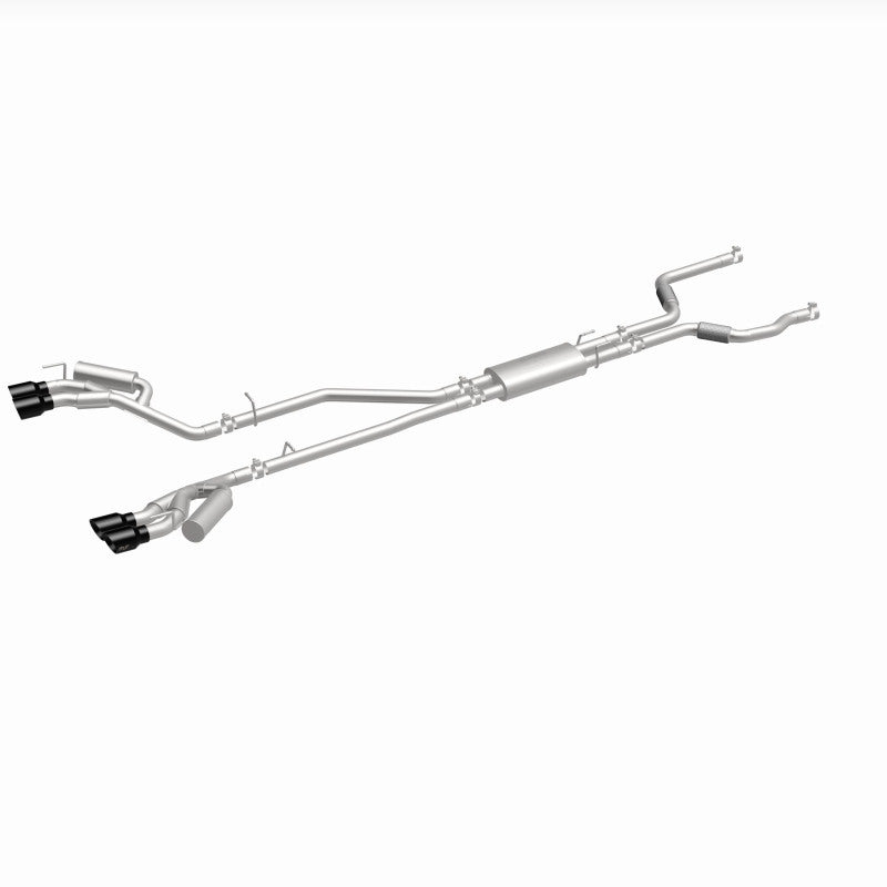 MagnaFlow 20-21 Ford Explorer 3.0L V6 Dual Exit Quad Black Chrome Tip Street Series Cat-Back Exhaust 19515 19515 360 Degree Image Set