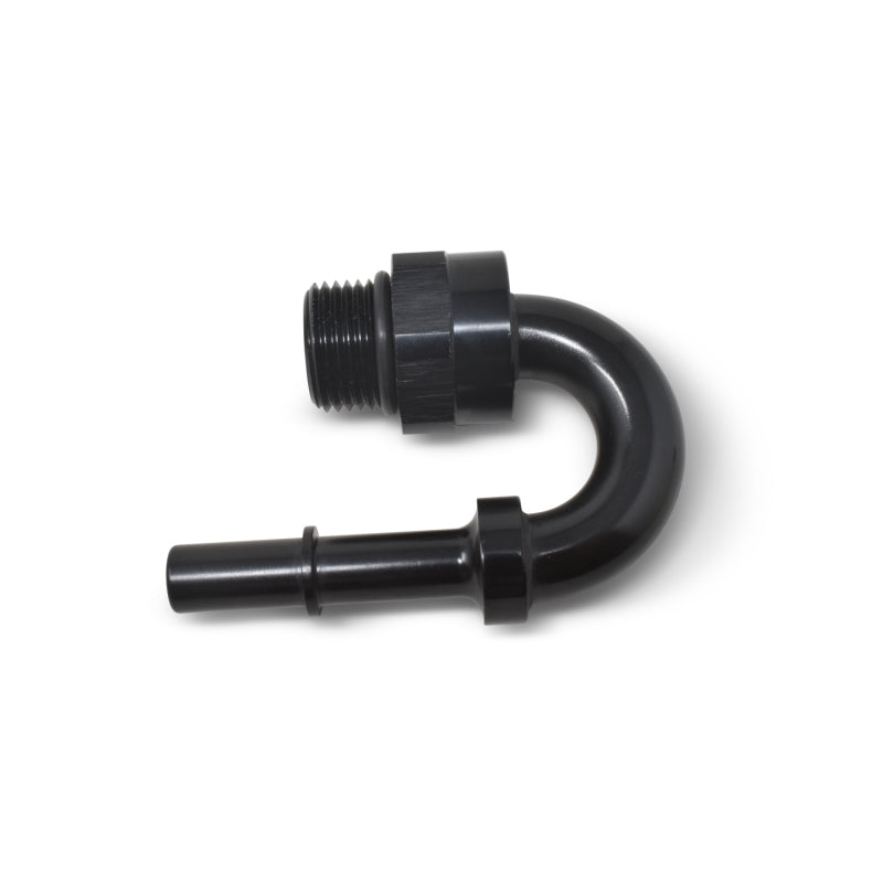 Russell Performance Adapter Fitting 3/8in SAE Quick Disconnect 180 DEG - Blk 644043 644043 Photo - Primary