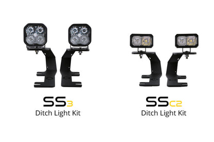 Diode Dynamics 14-19 Silverado/Sierra SSC2 LED Ditch Light Kit - Sport Yellow Combo DD6660 DD6660 User 6