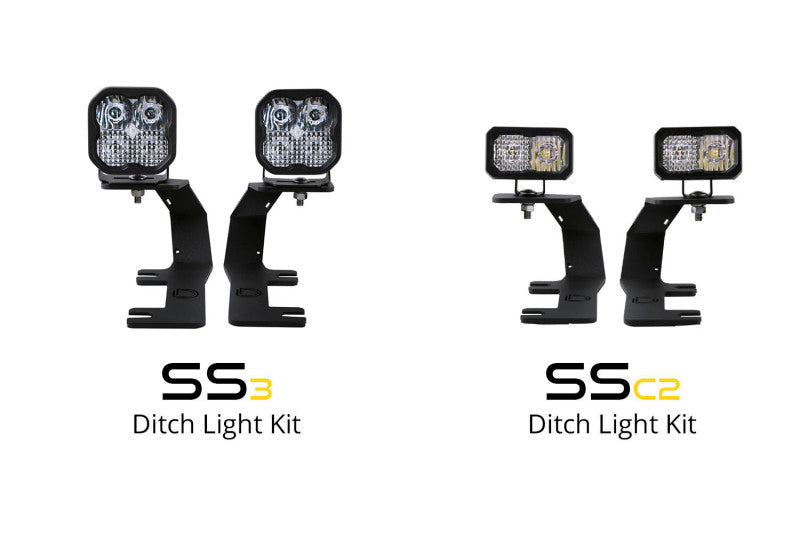 Diode Dynamics 14-19 Silverado/Sierra SSC2 LED Ditch Light Kit Sport - White Combo DD6659 DD6659 User 6