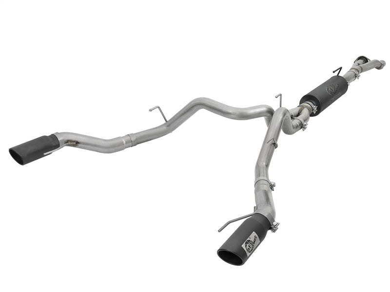 aFe Rebel Series Cat-Back Exhaust System w/ Black Tip Ford F-150 Raptor 17 49-33094-B Photo - Primary