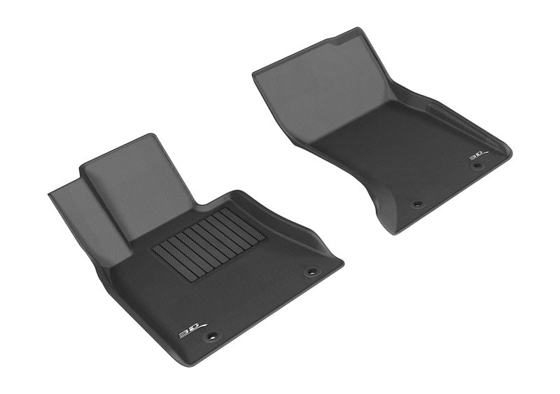 3D MAXpider 15-16 Hyundai Genesis Sedan AWD / 17-20 G80 AWD Kagu 1st Row Floormats - Black L1HY05011509 L1HY05011509 Photo - Primary