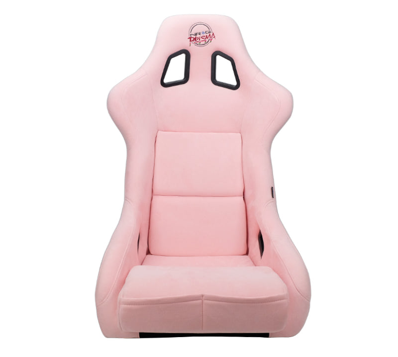 NRG FRP Bucket Seat PRISMA Edition W/ pearlized Back Pink Alcantara - Large FRP-302PK-PRISMA FRP-302PK-PRISMA Photo - Primary