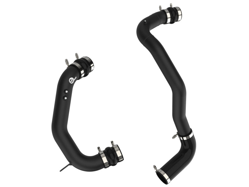 aFe Bladerunner Intercooler 3in Inlet/Outlet Tube 08-10 Ford Diesel Trucks V8 6.4L (td) 46-20074-B 46-20074-B Photo - Primary