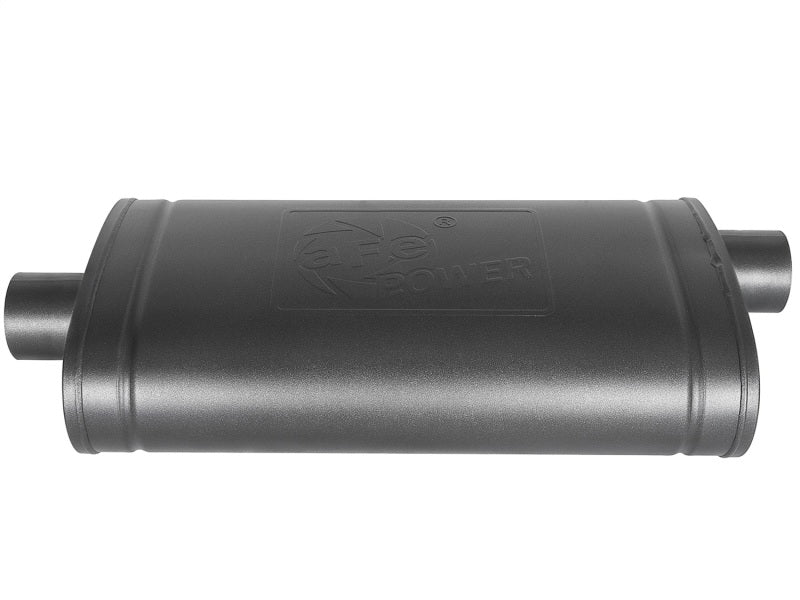 aFe MACH Force-Xp 409 Stainless Steel Muffler w/ High-Temp Black finish 49M00016-B Photo - Unmounted