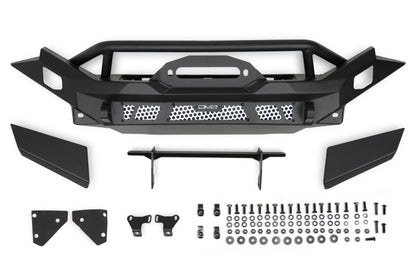 DV8 Offroad 07-18 Jeep Wrangler JK / 18-23 Wrangler JL / 20-23 Gladiator JT MTO Series Front Bumper FBJL-12 FBJL-12 Photo - Unmounted