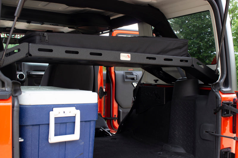 Fishbone Offroad 07-18 Jeep Wrangler JK 4 Door Fisbone Offroad Interior Storage Rack FB25116 FB25116 Photo - lifestyle view