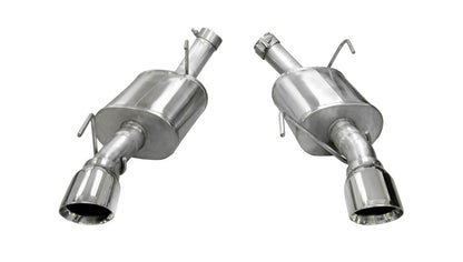 Corsa Performance 05-10 Ford Mustang Shelby GT500 5.4L V8 Polished Xtreme Axle-Back 14314 Photo - Primary