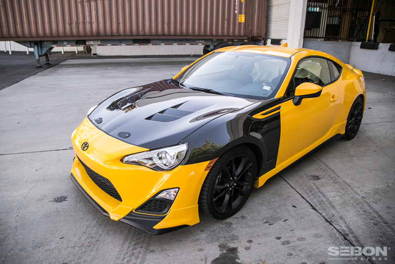 Seibon 12-13 BRZ/FRS Carbon Fiber Hood HD1213SCNFRS-TS Photo - Primary
